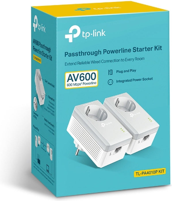 TL-PA4010P Kit (AV600) Powerline Wi-Fi Extender Kit (Nieuw)