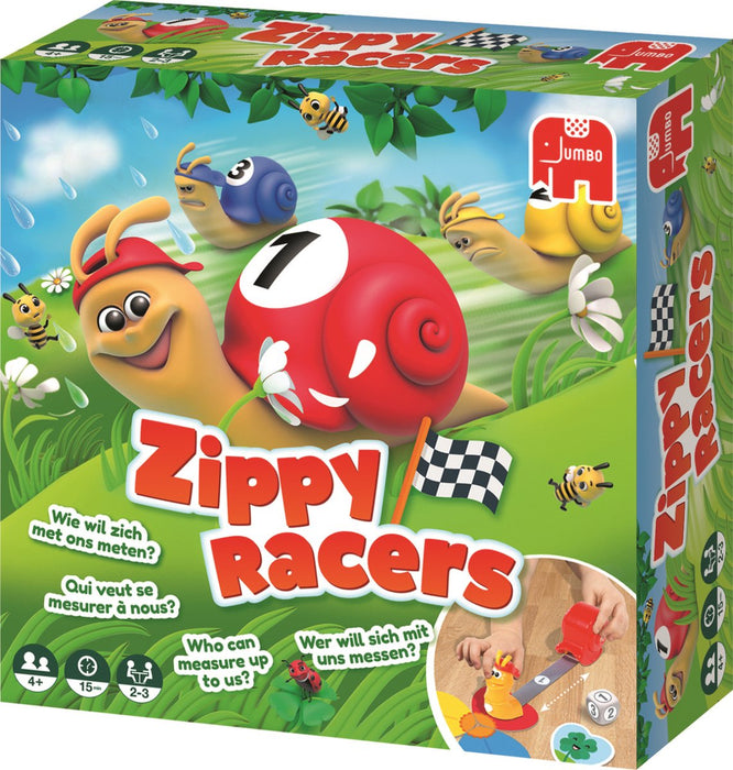 Zippy Racers - Zippy Slakkenspel - Kinderspel (Nieuw)