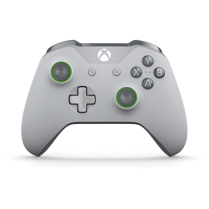 Xbox One S Draadloze Controller - Grijs & Groen (Nieuw)