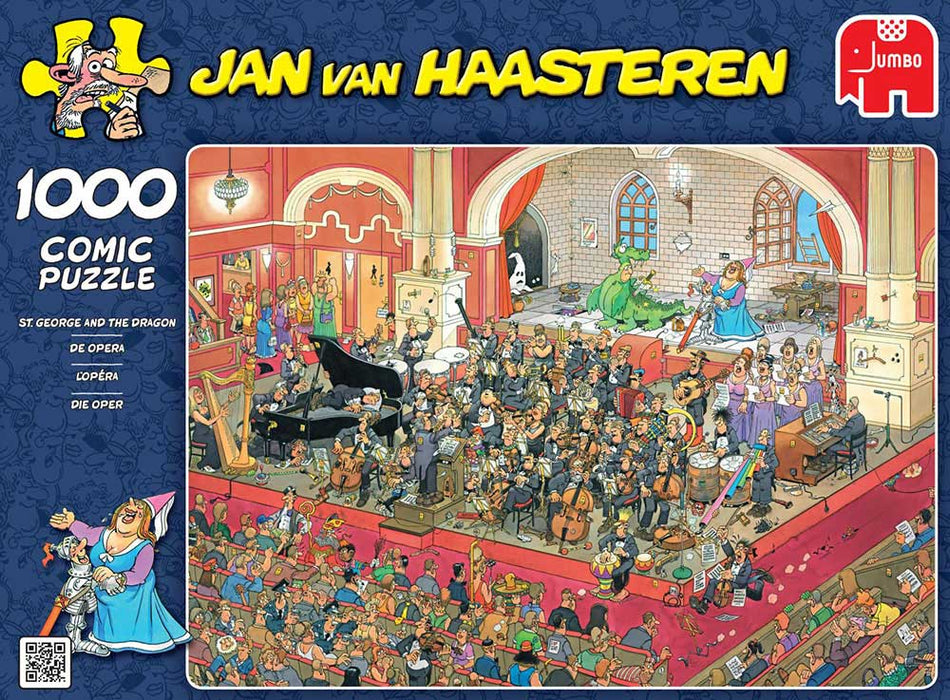 St. George and the Dragon (De Opera) - 1000 Stukjes - Puzzel (Compleet)