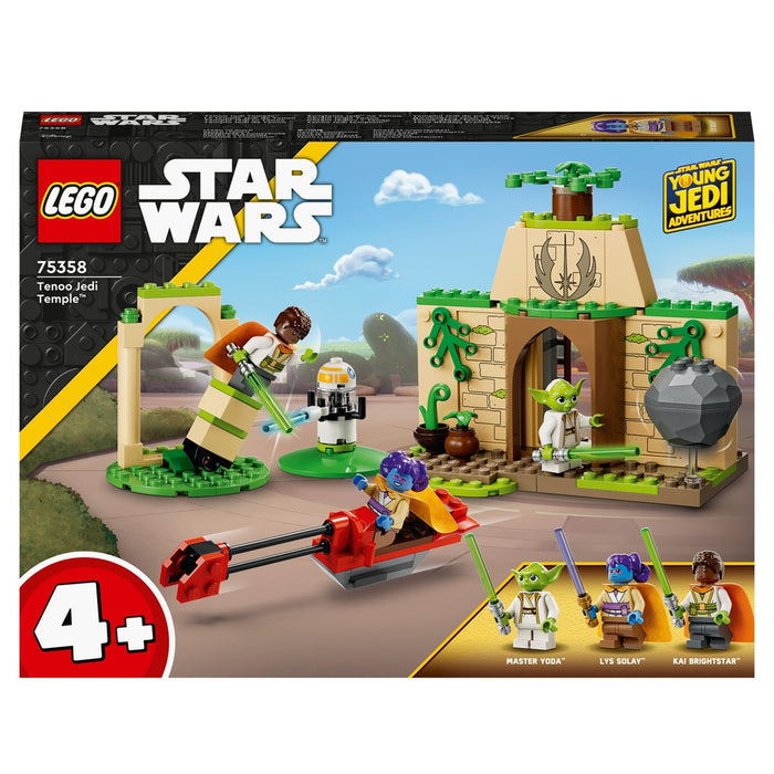 Star Wars Tenoo Jedi Tempel Set met Yoda Figuur - 75358 (Nieuw)