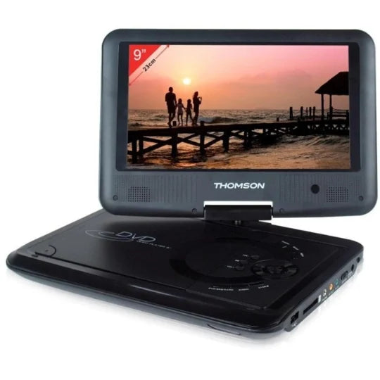 THP359 - 9" - Portable DVD Speler - Zwart (Nieuw)