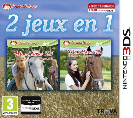 3DS 2 - in - 1 - Horses 3D Vol. 2: Rivals in the Saddle and Jumping for the Team 3D