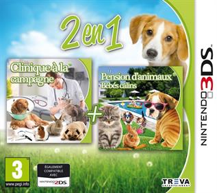 3DS 2 - in - 1 - My Vet Practice 3D: In the Country + My Baby Pet Hotel 3D