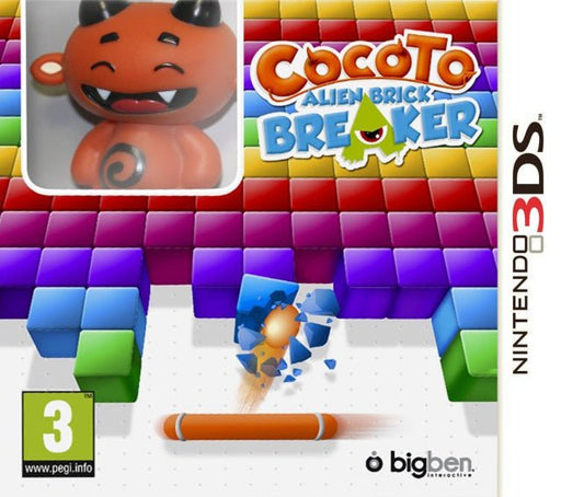 3DS Cocoto Alien Brick Breaker + Figure (Geseald)