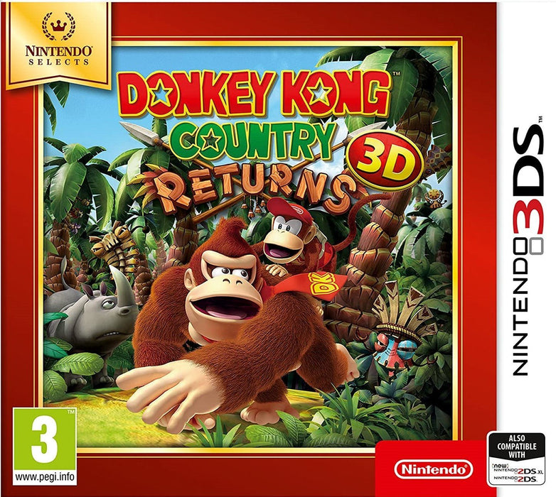 3DS Donkey Kong Country Returns 3D