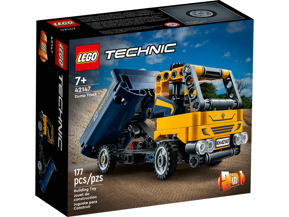 Technic Kiepwagen, 2in1 Bouwvoertuigen Speelgoed - 42147 (Nieuw)