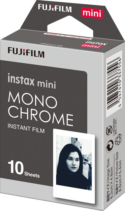 Instax Mini Film - Mono Chrome - 10 stuks (Expired)