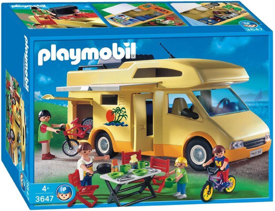 Playmobil Familie Kampeerwagen - 3647 (Nieuw)