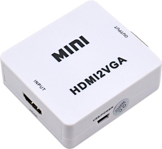 Mini HDMI naar VGA Audio Converter (Nieuw)