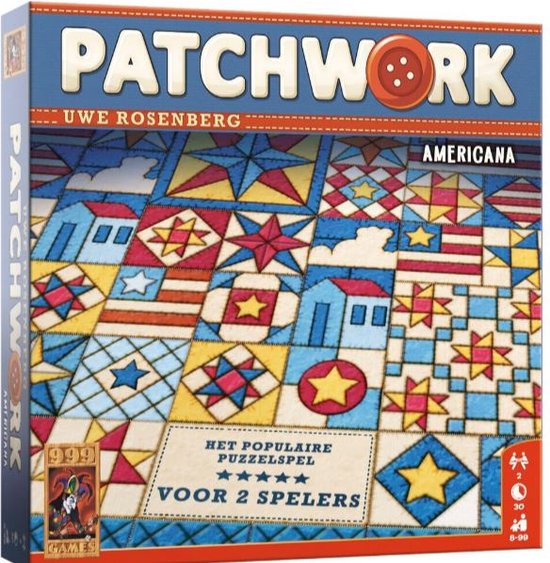 Patchwork Americana Bordspel (Nieuw)