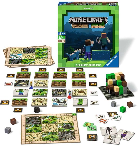 Minecraft Builders&Biomes - Bordspel (Nieuw)