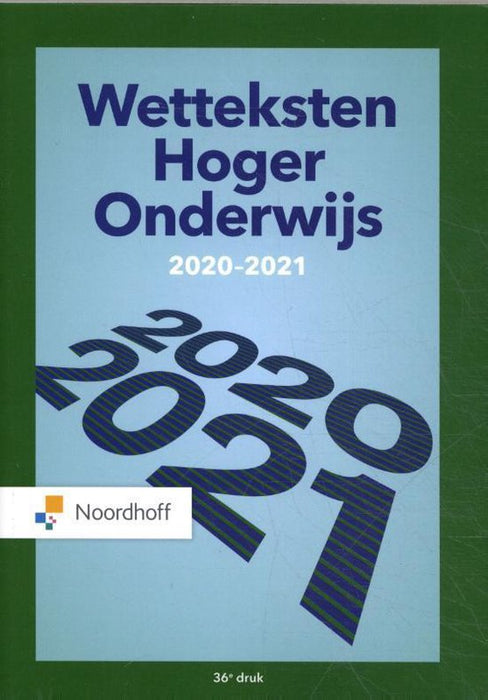 Wetteksten Hoger Onderwijs 2020-2021