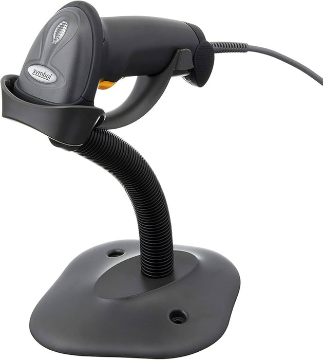 Symbol LS2208 Handheld 1D Barcode Scanner - Zwart (Inclusief standaard)