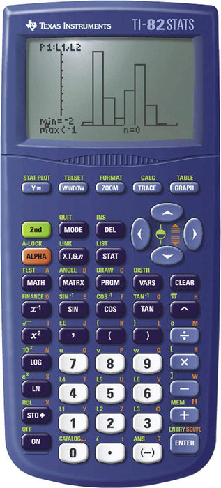 TI-82 Stats - Grafische Rekenmachine - Blauw