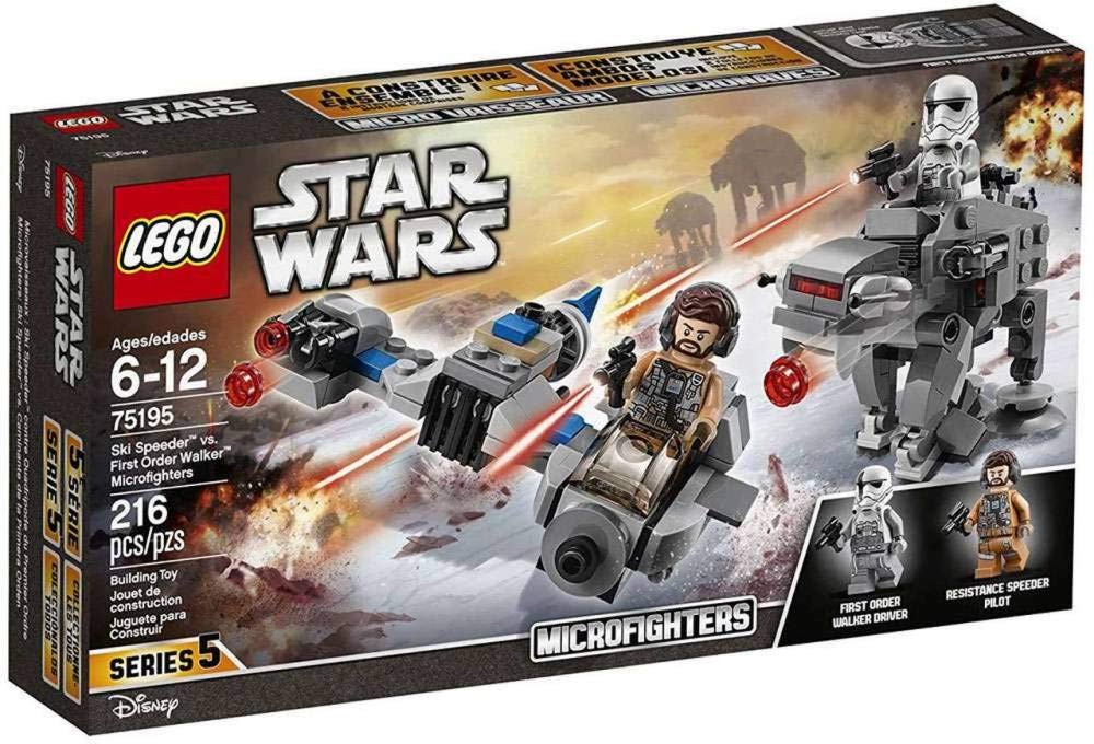 Star Wars Ski Speeder vs. First Order Walker Microfighters - 75195 (Nieuw)