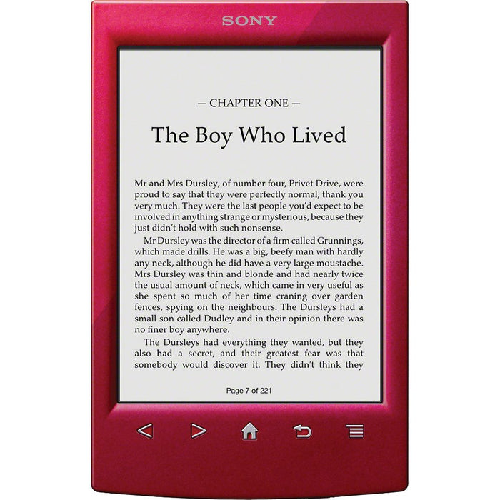 PRS-T2 - 6-inch E-Reader met Wi-Fi - Rood