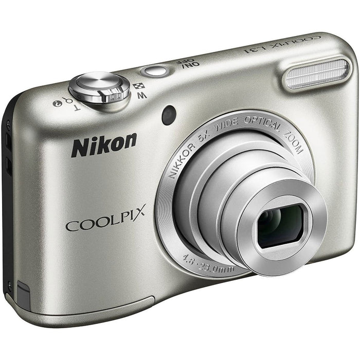 Coolpix L31 Digitale Compact Camera - Zilver (In doos)