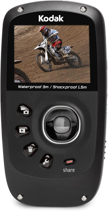 PlaySport (Zx5) HD Waterproof Pocket Video Camera - Rood