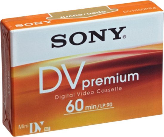 MiniDV tape Sony DV Premium 60 (Nieuw)