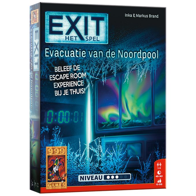 999 Games EXIT - Evacuatie van de Noordpool Breinbreker (Nieuw)