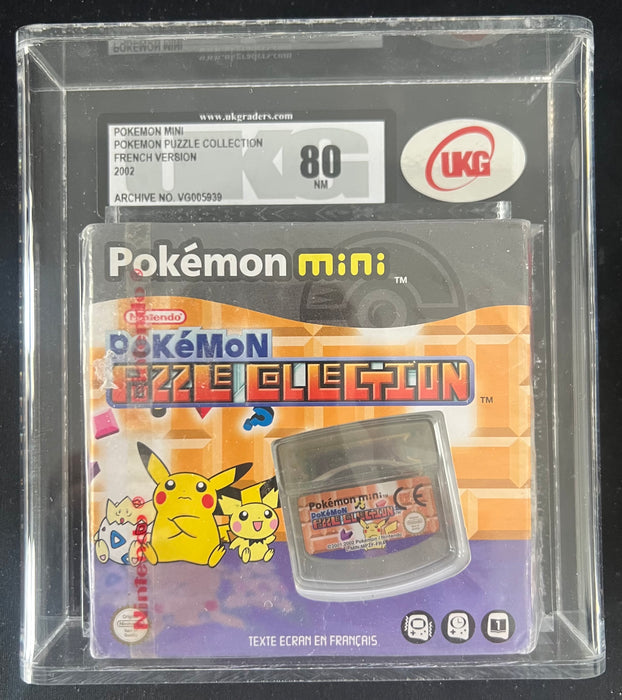 Pokemon Mini Puzzle Collection - French - 2002 (Nieuw, UKG graded)