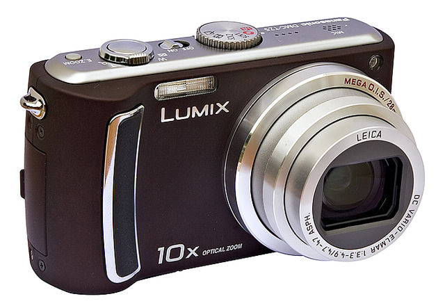 Lumix DMC-TZ5 Digitale Compact Camera - Donker Rood