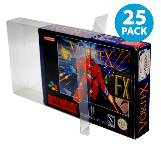 Algemeen 25x SNES / N64 Game Box Protectors (Nieuw)