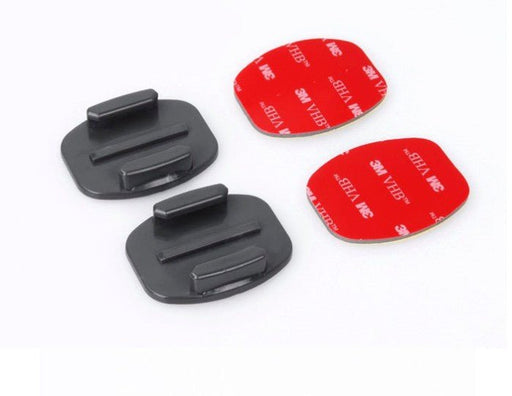 Algemeen 2x Flat Mount Platte Bevestigings Plaatjes met 3M Sticker voor GoPro