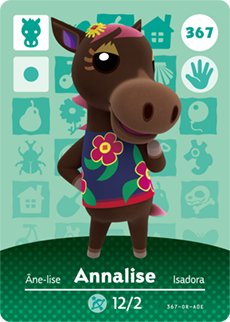 Amiibo Annalise #367 - Series 4