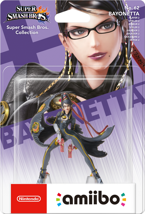 Amiibo Bayonetta - Player 2 (Nr. 62) - Super Smash Bros. series (Nieuw)