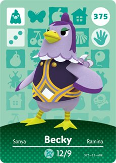 Amiibo Becky #375 - Series 4