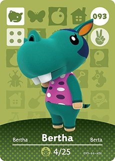 Amiibo Bertha #093 - Series 1