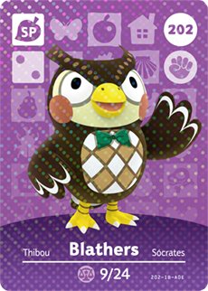 Amiibo Blathers #202 - Series 3