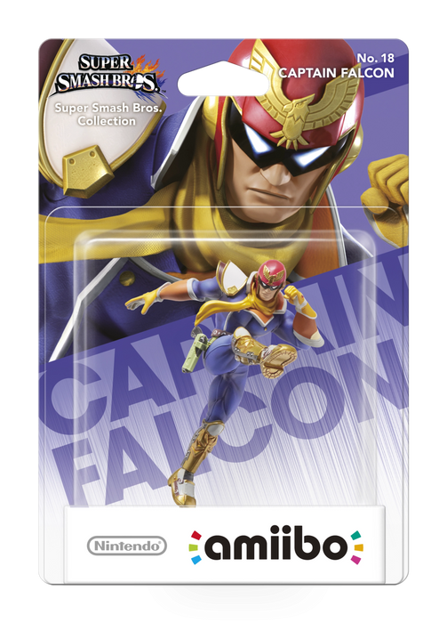 Amiibo Captain Falcon (Nr. 18) - Super Smash Bros. series (Nieuw)