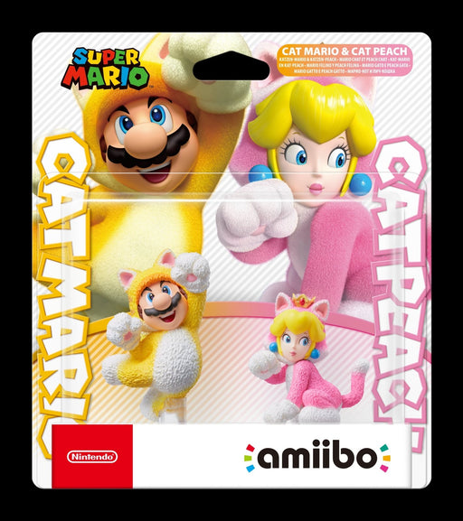 Amiibo Cat Mario + Cat Peach Double Pack - Super Mario series (Nieuw)