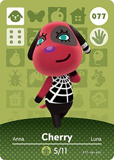 Amiibo Cherry #077 - Series 1