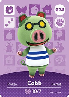 Amiibo Cobb #074 - Series 1