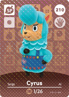 Amiibo Cyrus #210 - Series 3