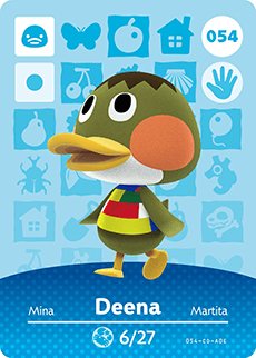 Amiibo Deena #054 - Series 1