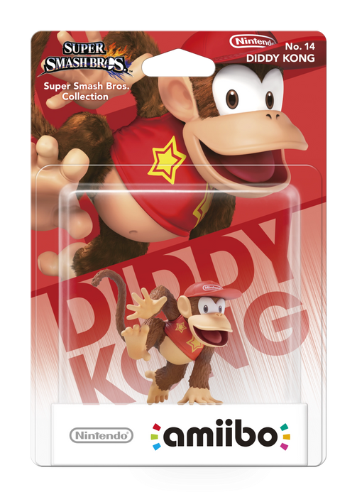 Amiibo Diddy Kong (Nr. 14) - Super Smash Bros. series (Nieuw)