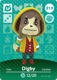 Amiibo Digby #213 - Series 3