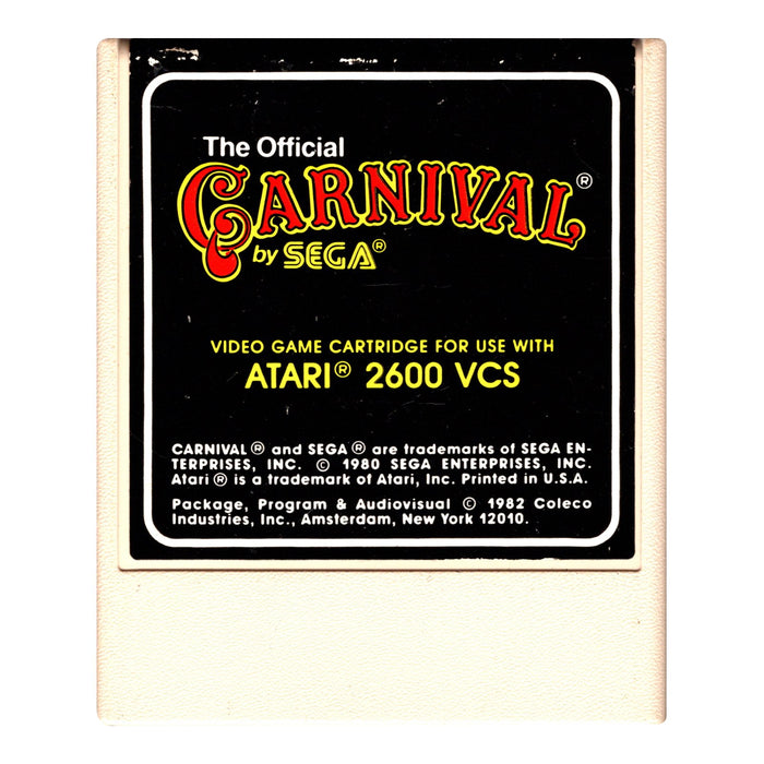 Atari 2600 Carnival (Losse Cassette)