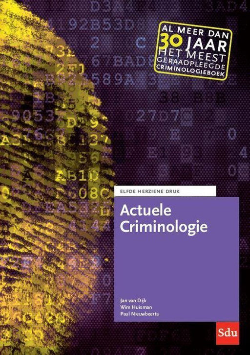 Boek Actuele Criminologie