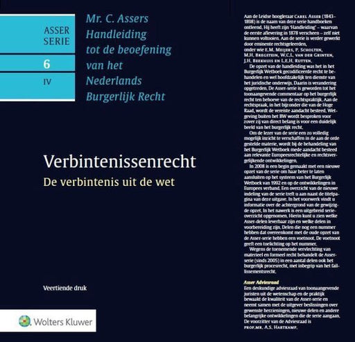 Boek Asser 6 - IV De verbintenis uit de wet