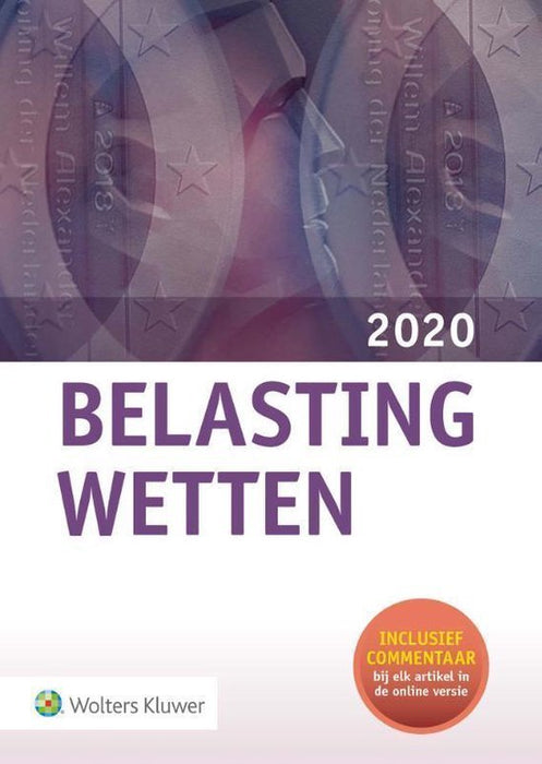 Boek Belastingwetten 2020