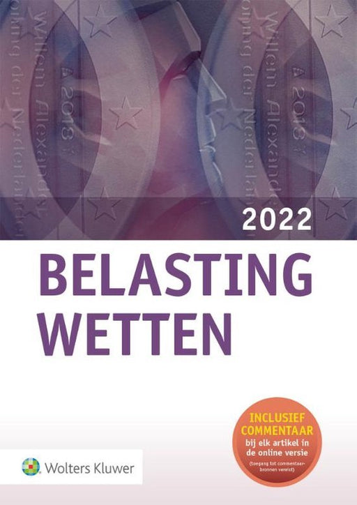 Boek Belastingwetten - pocketeditie 2022