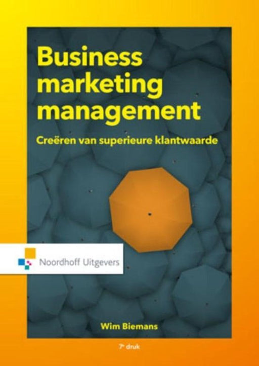 Boek Business marketing management