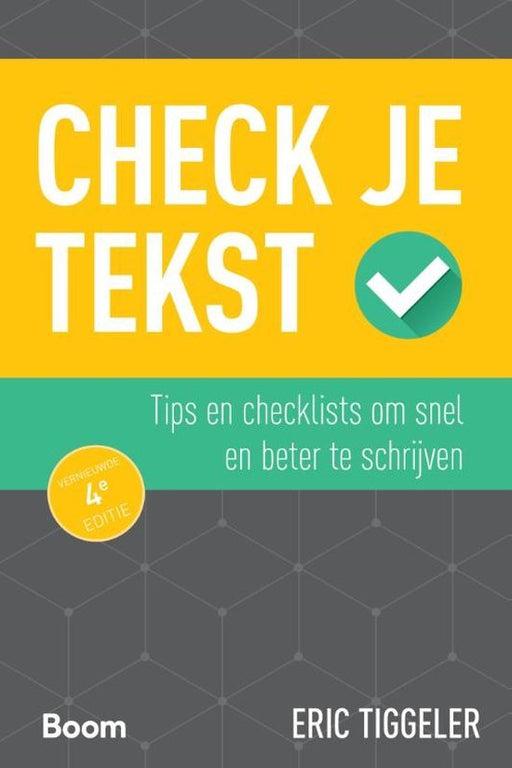 Boek Check je - Check je tekst