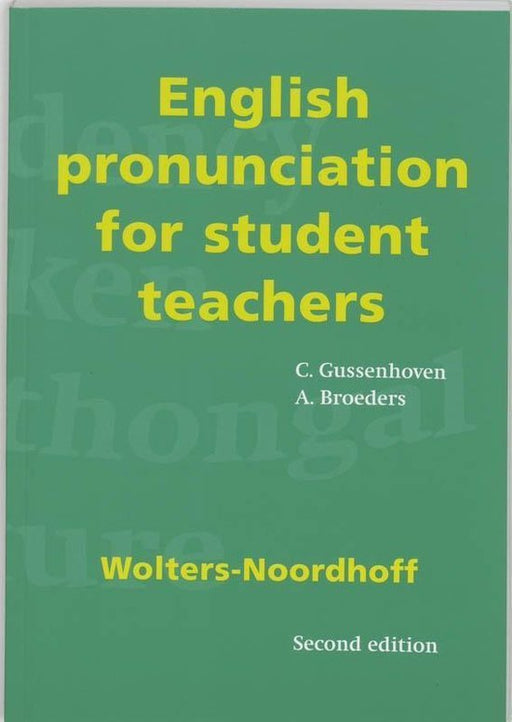 Boek English pronunciation for student teachers